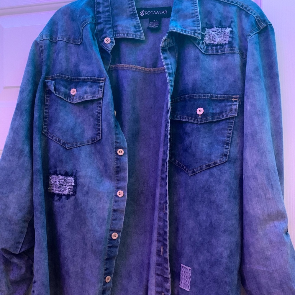 Blue Jean button downshirt